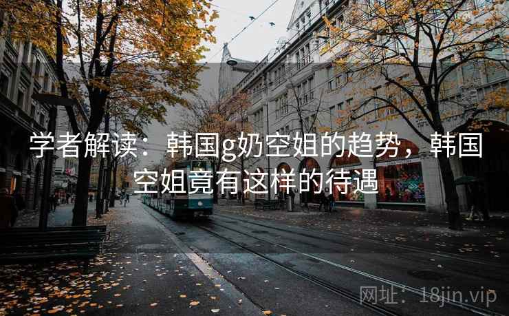 学者解读：韩国g奶空姐的趋势，韩国空姐竟有这样的待遇