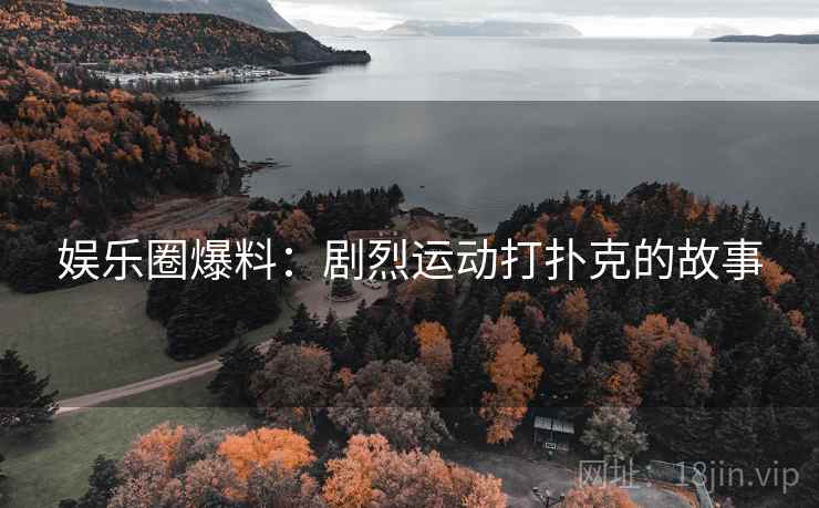 娱乐圈爆料：剧烈运动打扑克的故事